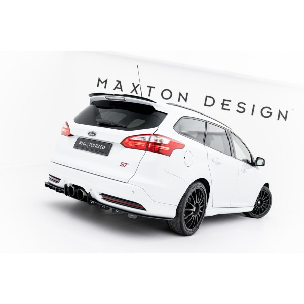Maxton Design difúzor zadného nárazníka pre Ford Focus III ST Estate predfacelift (2012-2014)