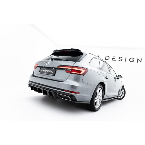 Audi A4 B9 Sedan/Avant, bočné spojlery pod zadný nárazník, Maxton design