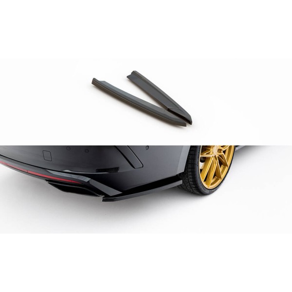 Škoda Octavia RS Mk4 FACELIFT, bočné difúzory pod zadný nárazník ver.1, Maxton design