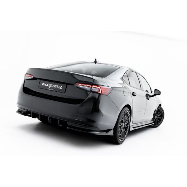 Škoda Superb IV Sportline, bočné difúzory pod zadný nárazník v.2, Maxton Design