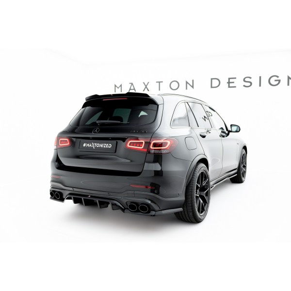 Mercedes GLC 43 SUV X253 FL AMG, spojler zadného nárazníka s rebrovaním, Maxton design