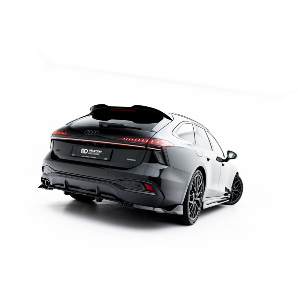 Audi A6 C9 S-Line, spojler pod zadný nárazník v.2 s rebrovaním, Maxton design