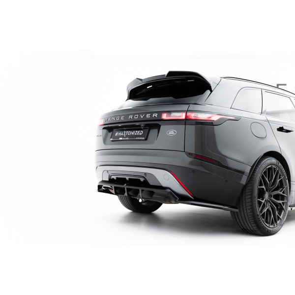 Land Rover Range Rover Velar R-Dynamic Mk1, stredový spojler pod zadný nárazník s rebrovaním v.2, Maxton Design
