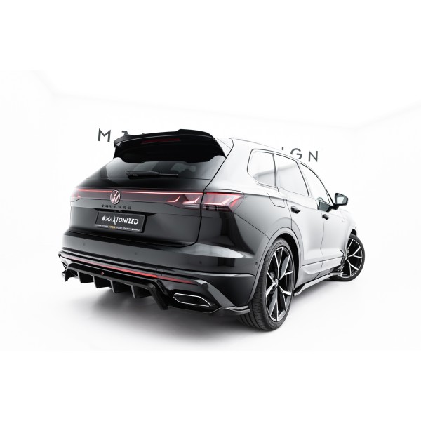 Volkswagen Touareg Mk3 R-Line Facelift, spojler zadného nárazníka s rebrovaním, Maxton design