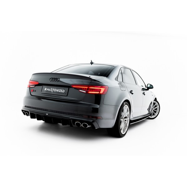Audi S4 B9 Sedan/Avant, vložka zadného nárazníka, Maxton design