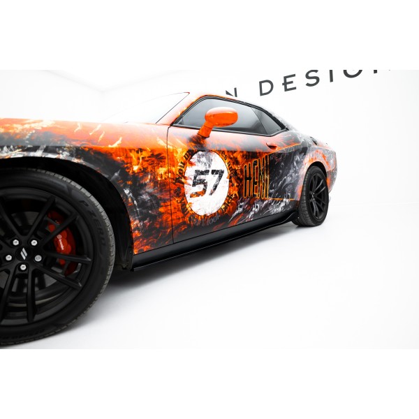 Dodge Challenger Mk3 GT Facelift, difúzory pod bočné prahy, Maxton Design