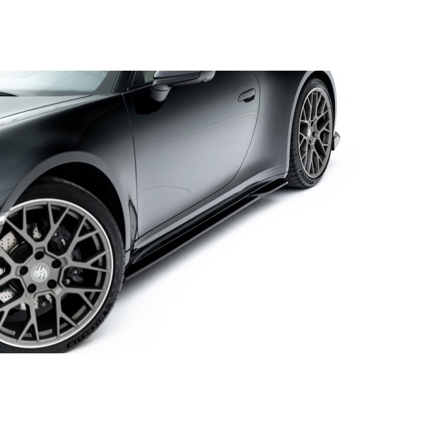 Porsche 911 992 Carrera Sport Design, difúzory pod bočné prahy, maxton design