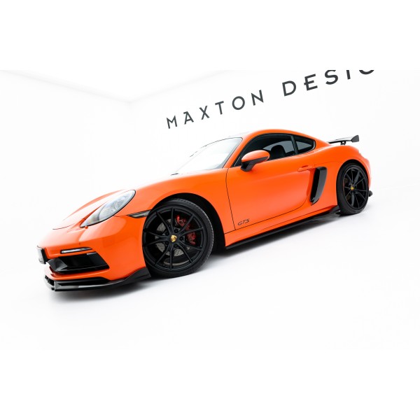 Porsche 718 Cayman GTS 982c, difúzory pod bočné prahy v.2, Maxton design