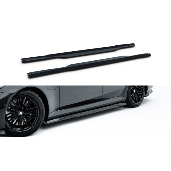 BMW M5 G90 Sedan/Touring, difúzory pod bočné prahy, Maxton Design