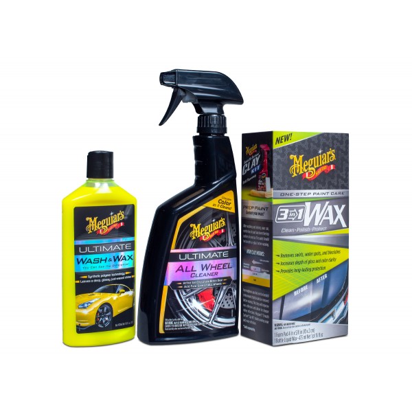 Meguiar's Ultimate Wash & Dry Kit - kompletná sada na umývanie a sušenie auta