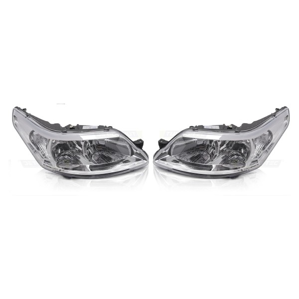 CITROEN C4 08-10 - Predné svetlá CHROME TYC