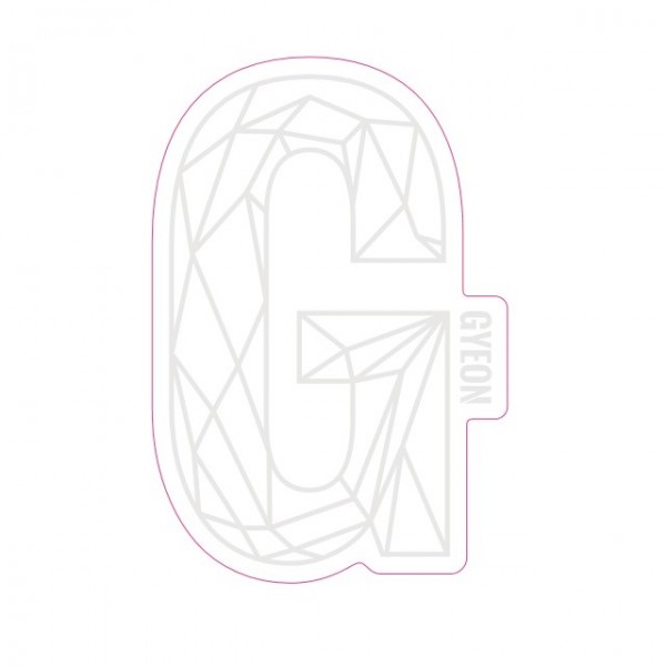 Gyeon G Sticker White 100x65.6 mm