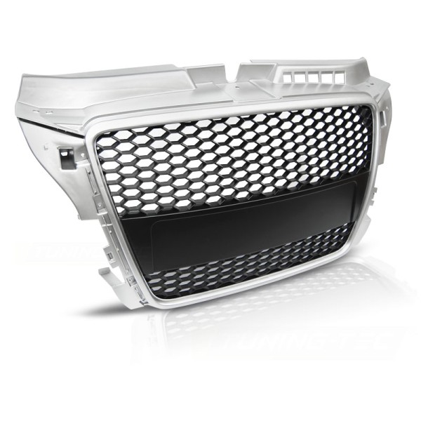 AUDI A3 (8P) RS-TYPE 04.08-07.12 SILVER - predná maska