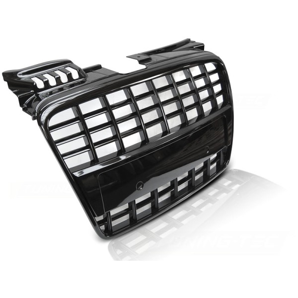 AUDI A4 B7 04-08 S8 LOOK GLOSSY BLACK - predná maska
