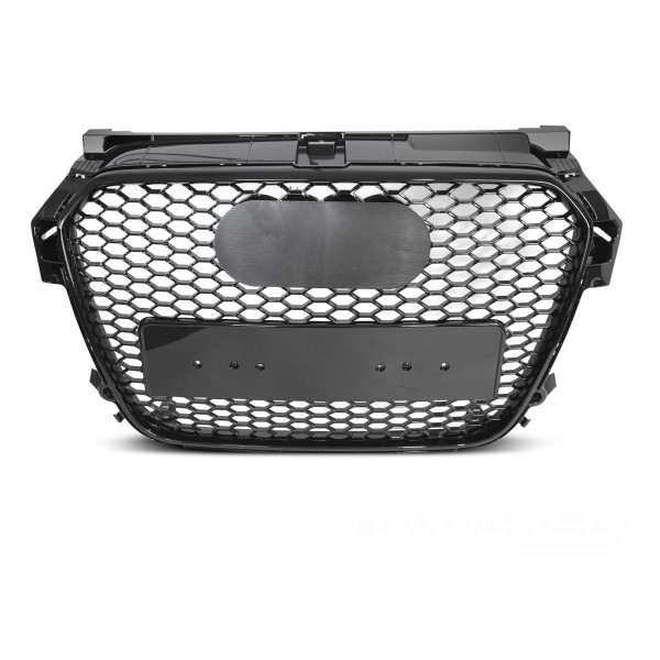 Audi A1 2010-2014 - Predná maska ​​SPORT STYL čierna lesklá s PDC