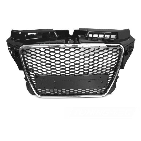 Audi A3 8P 2008-2012 - Predná maska SPORT STYL chrome s PDC