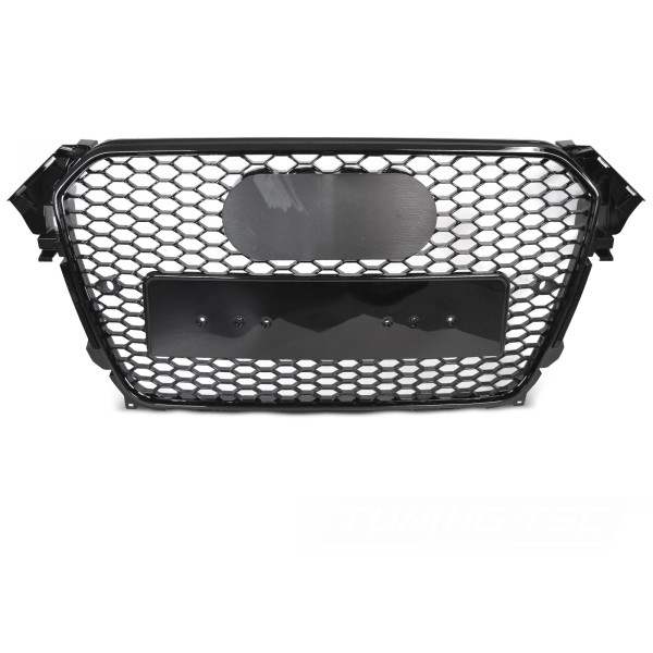 Audi A4 B8 2012-2015 - Predná maska SPORT STYL čierna lesklá s PDC