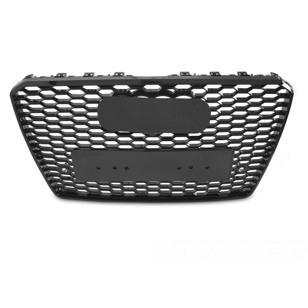 Audi A8 D4 2013-2017 - Predná maska ČERNÁ s PDC