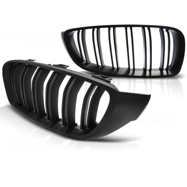 BMW F32,F33,F36 13- M4 LOOK MATT BLACK - predná maska