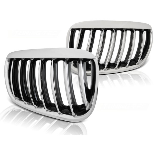 BMW X5 E53 04-06 CHROME - predná maska