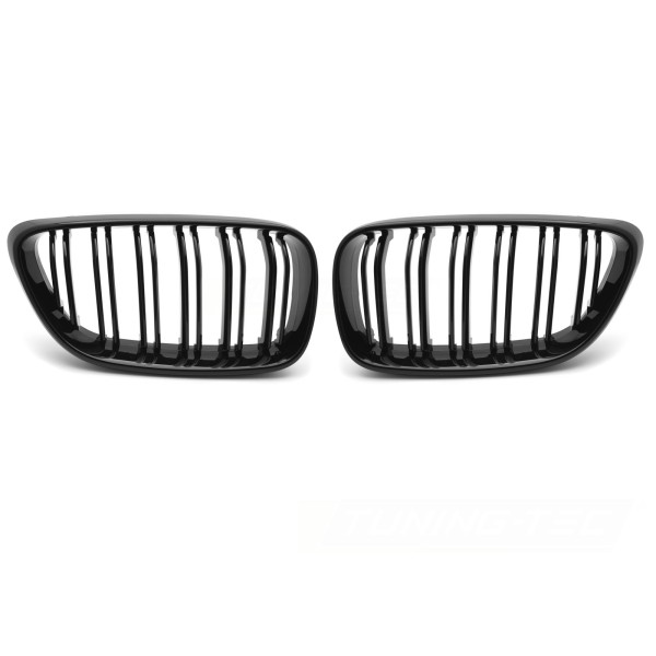 BMW F22/F23 2013-2021 - Predná maska ​​double bar čierna lesklá