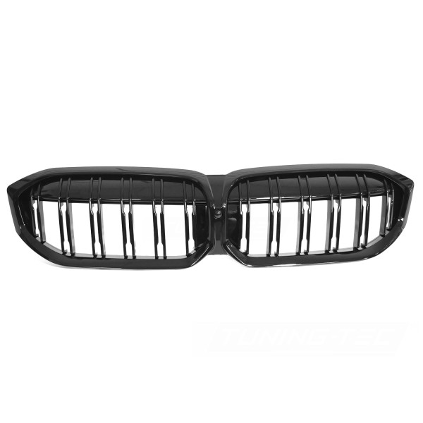 BMW G20/G21 LCI 2022 - Predná maska ​​double bar čierna lesklá