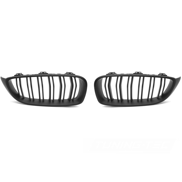 BMW F32/F33/F36 2013-2020 - Predná maska ​​double bar čierna matná