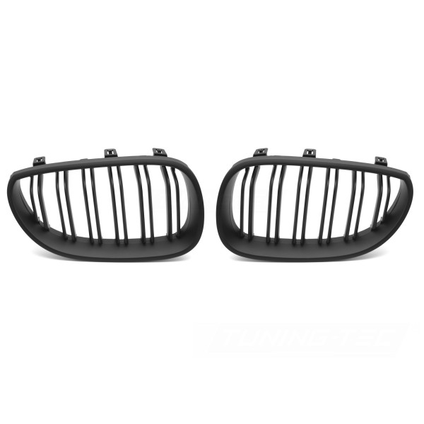 BMW E60/E61 2003-2010 - Predná maska ​​double bar čierna matná