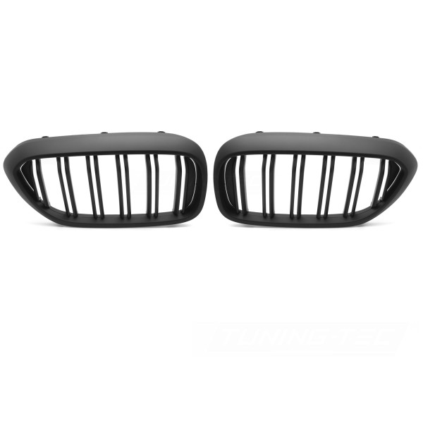 BMW G30/G31 2017-2020 - Predná maska ​​double bar čierna matná