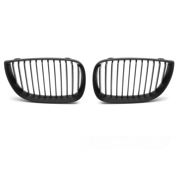 BMW radu 1 E87 2004-2007 - Predná maska ​​ČIERNA MATNÁ