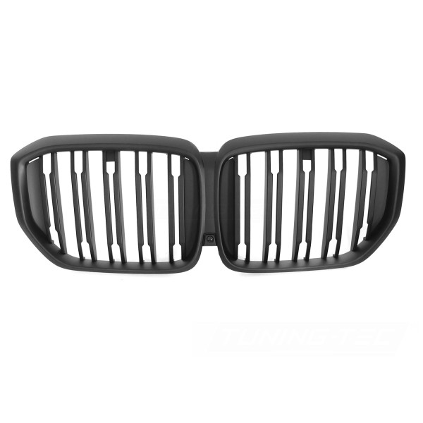 BMW X5 G05 LCI 2023-> - Predná maska ​​čierna matná double bar