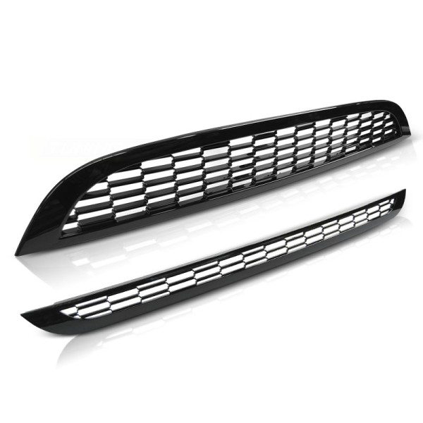 BMW MINI COOPER 01-06 R50 / R53 S TYPE GLOSSY BLACK - predná maska