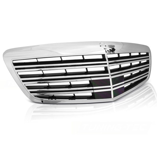 Mercedes W221 09-13 S65 AMG - Predná maska STYLE BLACK CHROME