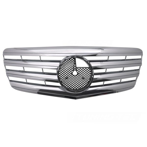 Mercedes triedy E W211/S211 2006-2009 - Predná maska chrómová