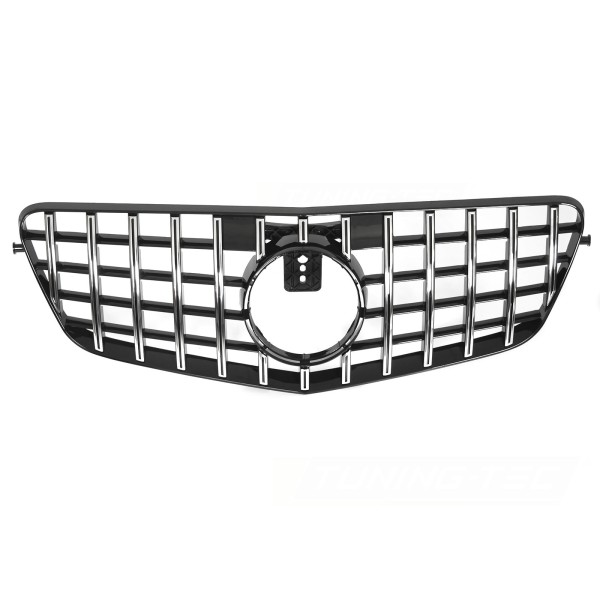 Mercedes triedy E W212/S212 2009-2013 - Predná maska ​​čierna s chrómom