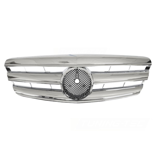 Mercedes triedy S W221 2005-2009 - Predná maska ​​chromová