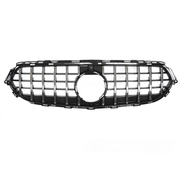 Mercedes triedy E W213/S213 2020-2023 - Predná maska čierna chrómová