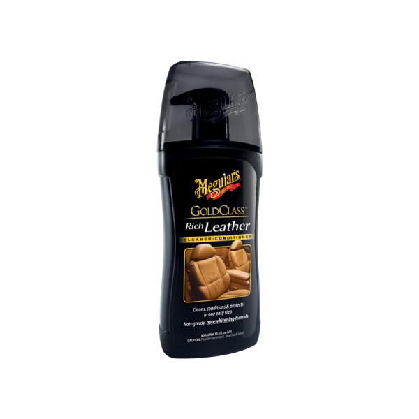 Meguiar 's Gold Class Rich Leather Cleaner / Conditioner - čistič a kondicionér na kožu, 400 ml