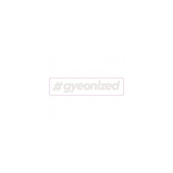 Gyeon #gyeonized Sticker White 17.9x100 mm