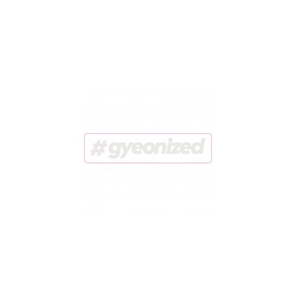 Gyeon #gyeonized Sticker White 17.9x100 mm