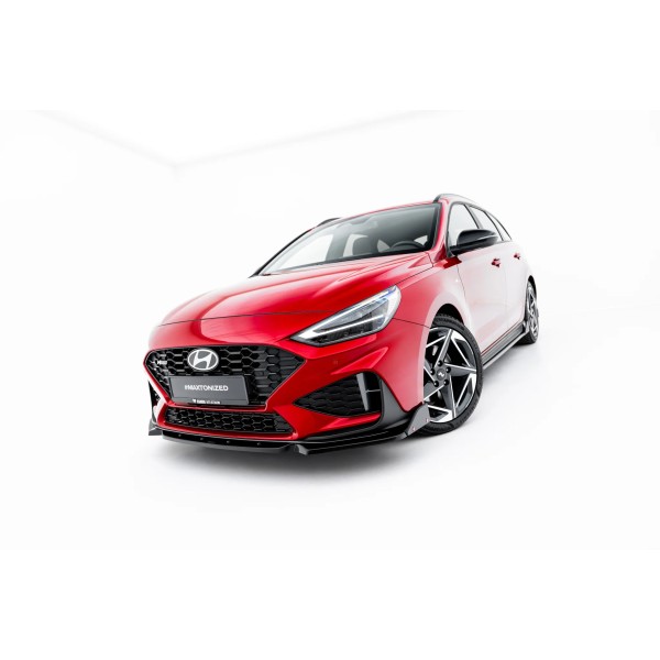Hyundai i30 N-Line Wagon Mk3 Facelift, spojler pod predný nárazník ver.1 s krídelkami, Maxton design