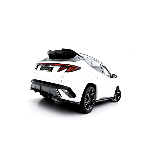 Hyundai Tucson N-Line Mk4, spojler pod zadný nárazník s rebrovaním, Maxton Design