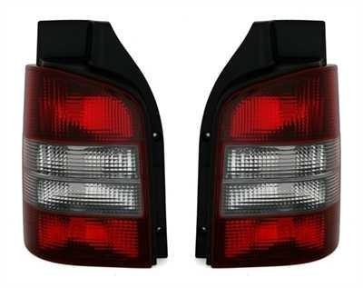 VW T5 03-09 Zadné svetlá Číre - Tmavé