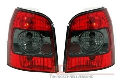 Audi A4 B5 Avant - Zadné svetlá prevedenie červeno čierne