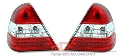 Zadné číre svetlá Mercedes Benz C W202 Červené LED