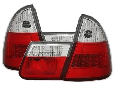 BMW E46 Touring Zadné svetlá LED prevedenie Červeno / Číre