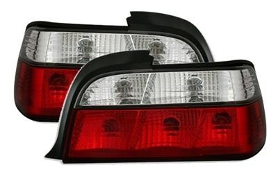 Zadné svetlá BMW 3 E36 Coupé červeno / biele