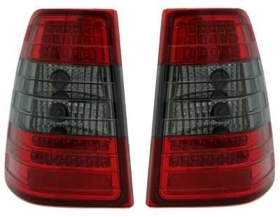 MERCEDES E W124 T - Zadné svetlá Ledkové - Červené / Dymové