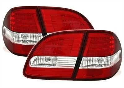 MERCEDES E W211 - Zadné svetlá Ledkové - Červené
