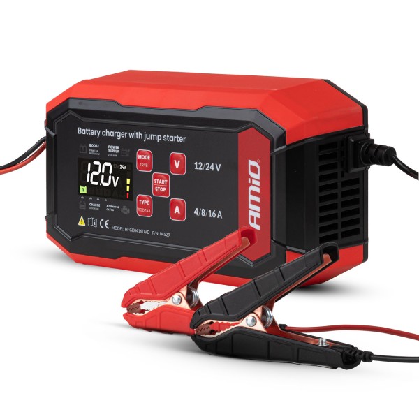 Nabíjačka so štartovacou funkciou BOOST AGM LiFePo4 16A 12/24V PRO
